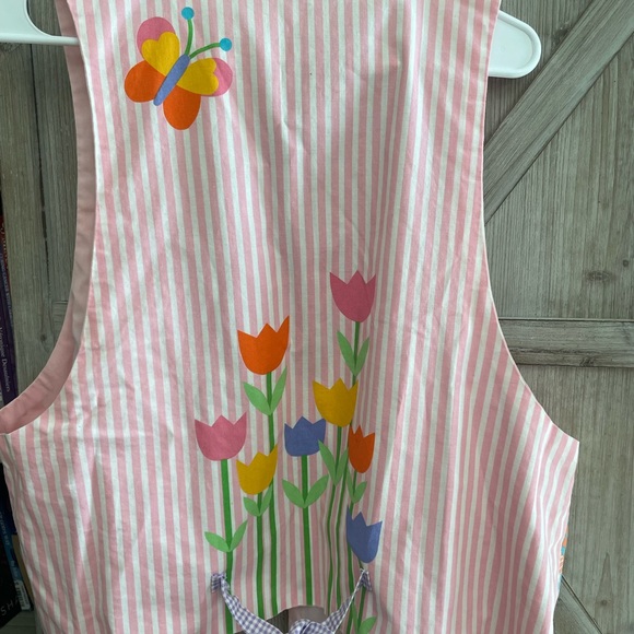Vintage 80s Easter vest and bunny ears. Handmade. Perfect for egg hunts, teacher - Picture 5 of 7